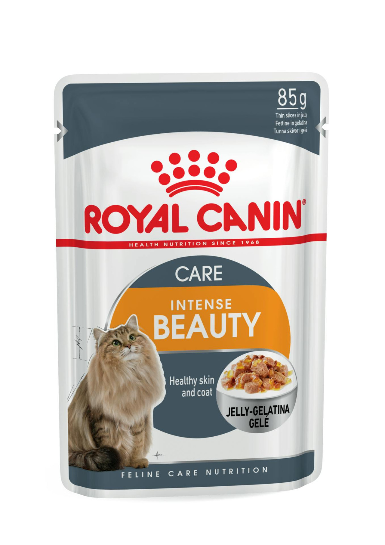Royal Canin Intense Beauty (Gelatina) 12 X 85 Gr - 9003579311790