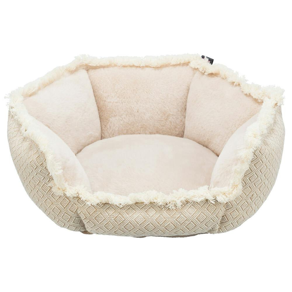 Cama Redonda Boho 50X50 Cm (Bege) - TX38212