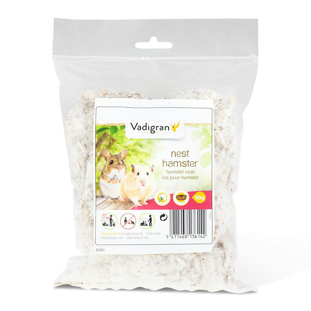 Fibras De Algodao Natural P/ Hamsters E Roedores 50 Gr