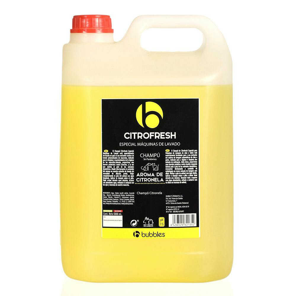 Shampoo Citrofresh (Esp. Maquinas Lavar Pets) 5 Lt - BU3375