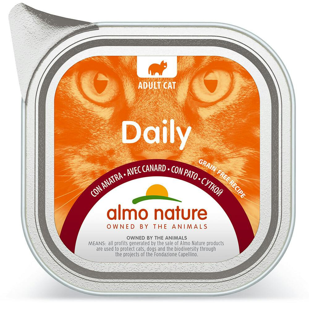Almo Cat Daily - Pato (Terrina 100 Gr) - 8 Unid. - AL354U