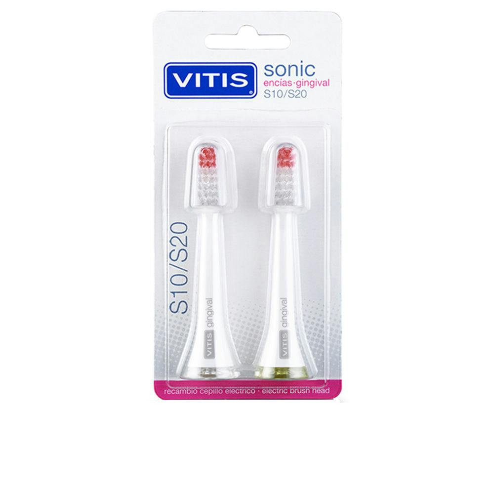 Recargas cabeças gengivais para escova elétrica Sonic S10 S20 2 unidades