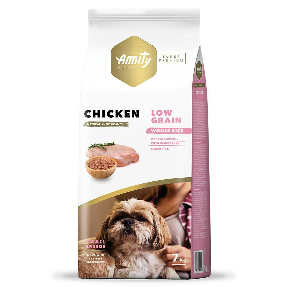 Super Premium Low Grain Mini Adult Chicken ração para cães de porte pequeno
