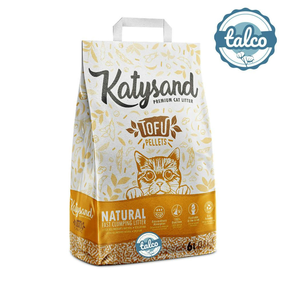Katysand Tofu - Litter Aglomerante Talco 10Lt (4,25 Kg) - EXC0983