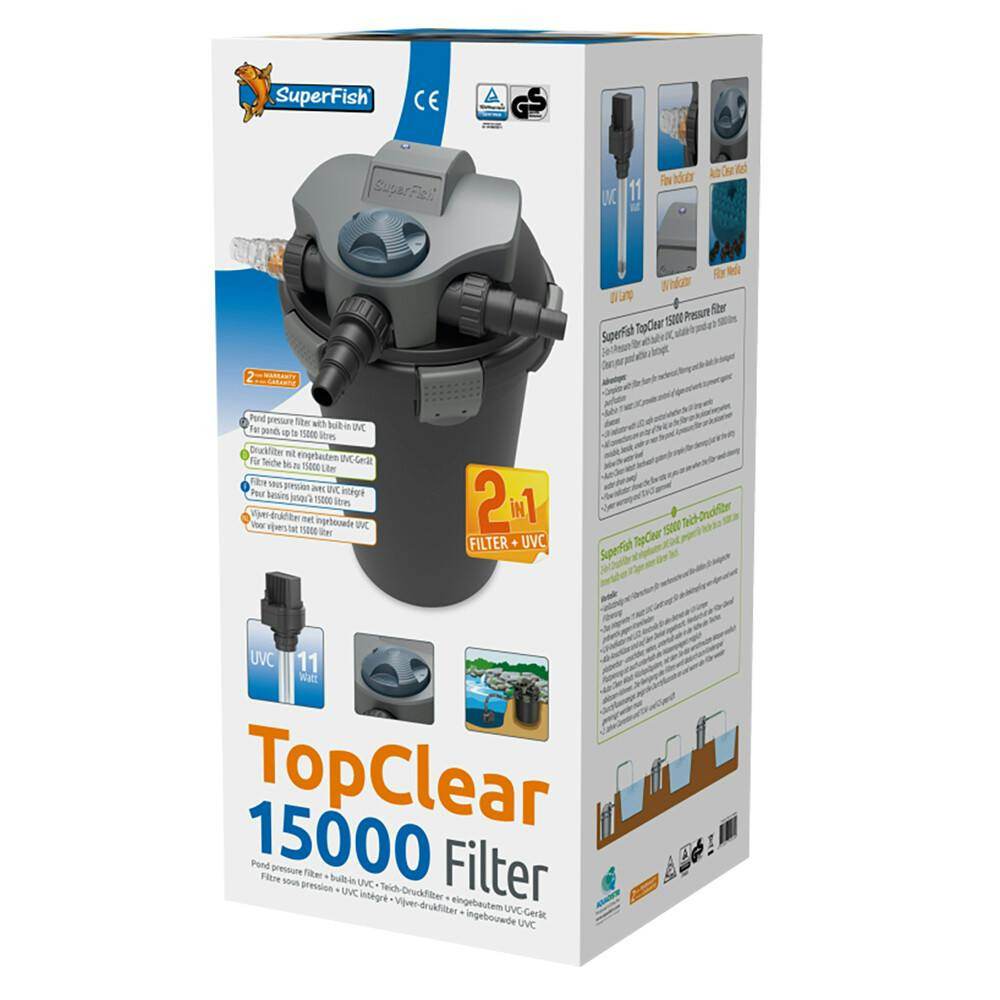 Filtro P/ Lago Top-Clear 15.000 (Filtro + Uv 11W) - EXP9648