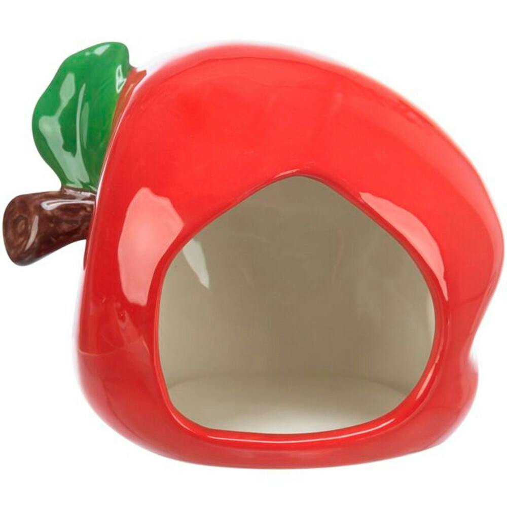 Casa Em Ceramica Maça P/ Ratos/Hamsters 13X10X10 Cm - TX61368