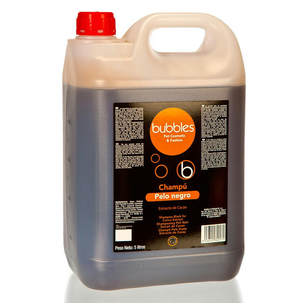 Bubbles - Shampoo Pelo Negro (Extrato Cacau) 5 Lt - BU3055