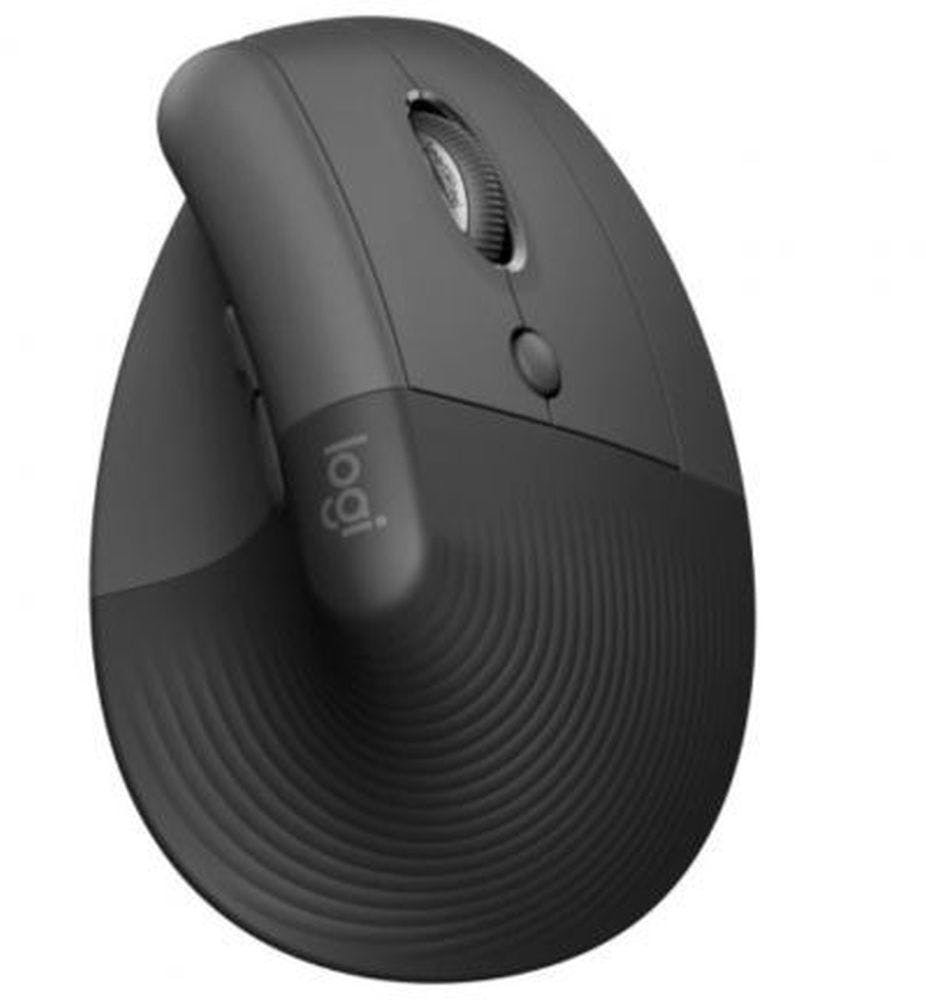 Rato LOGITECH Lift Graphite (Wireless - 4000 dpi - Preto)