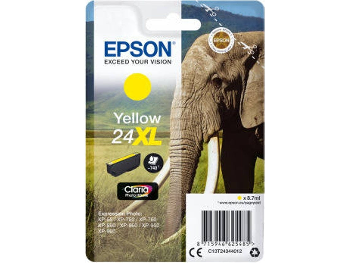 Tinteiro EPSON C13T24344012 Amarelo