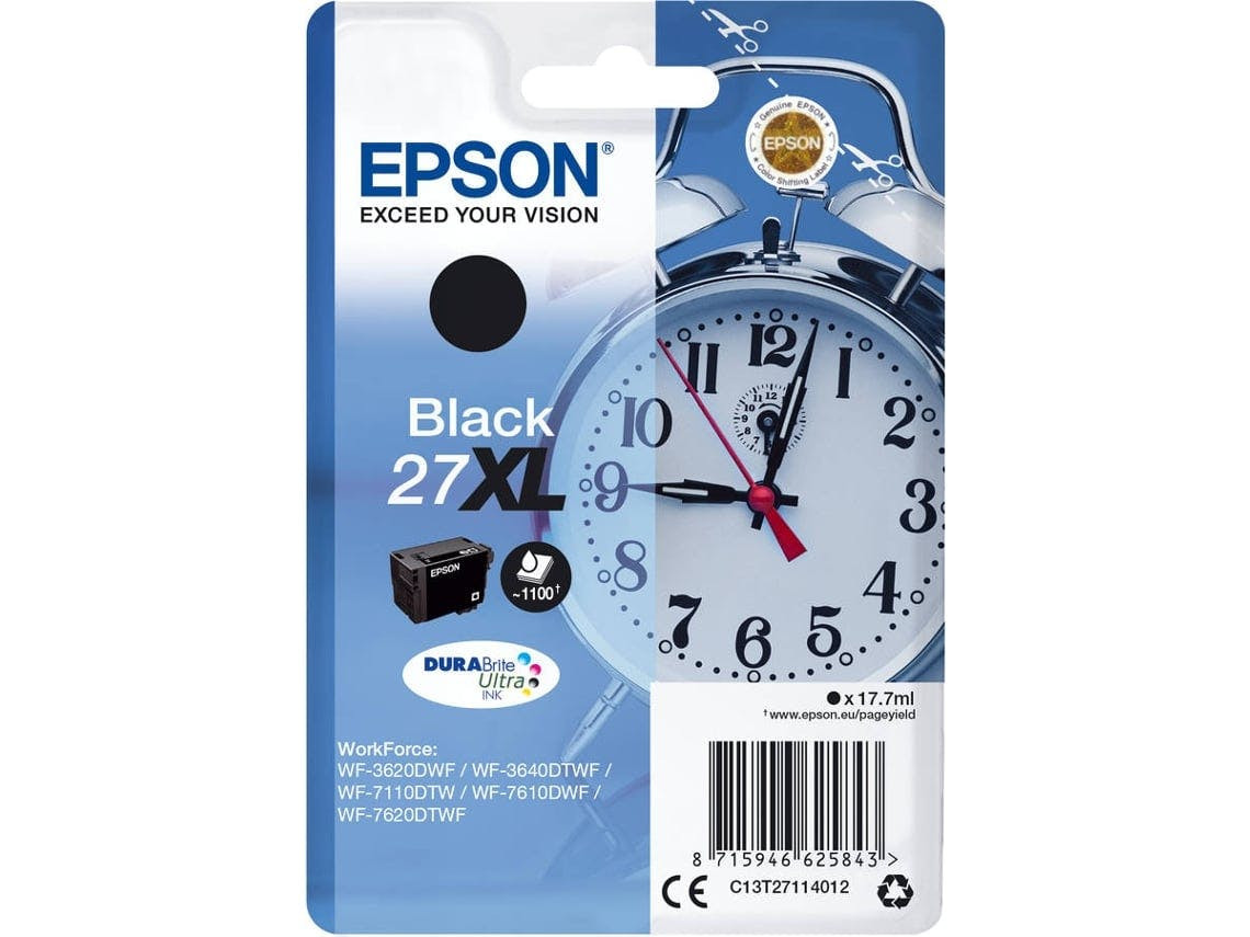 Tinteiro EPSON C13T27114012 Preto