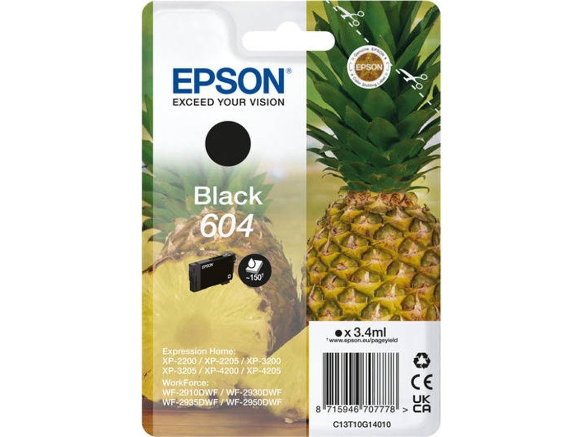 Tinteiro EPSON 604 Preto