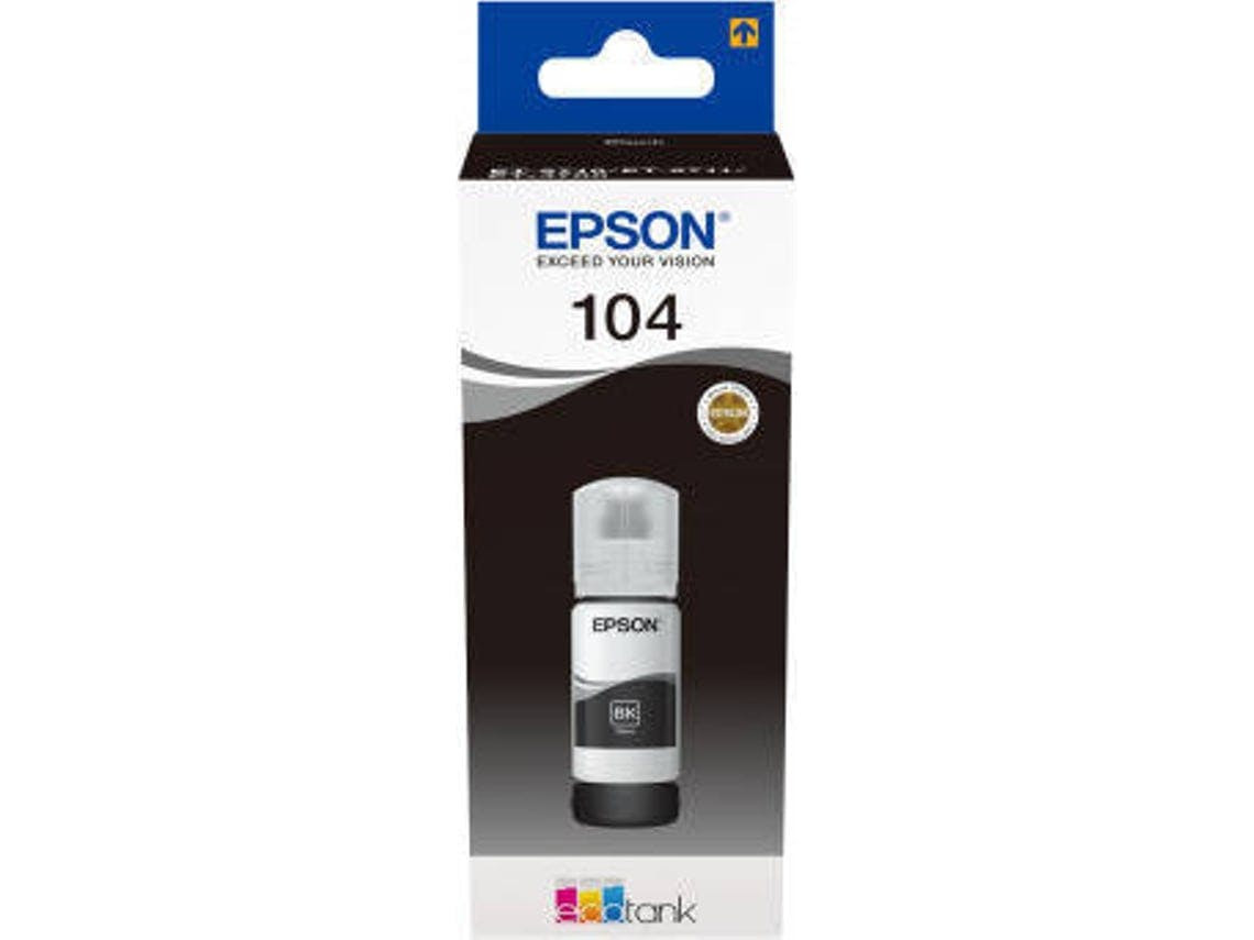 Tinteiro EPSON 104 Eco Tank C13T00P140 Preto