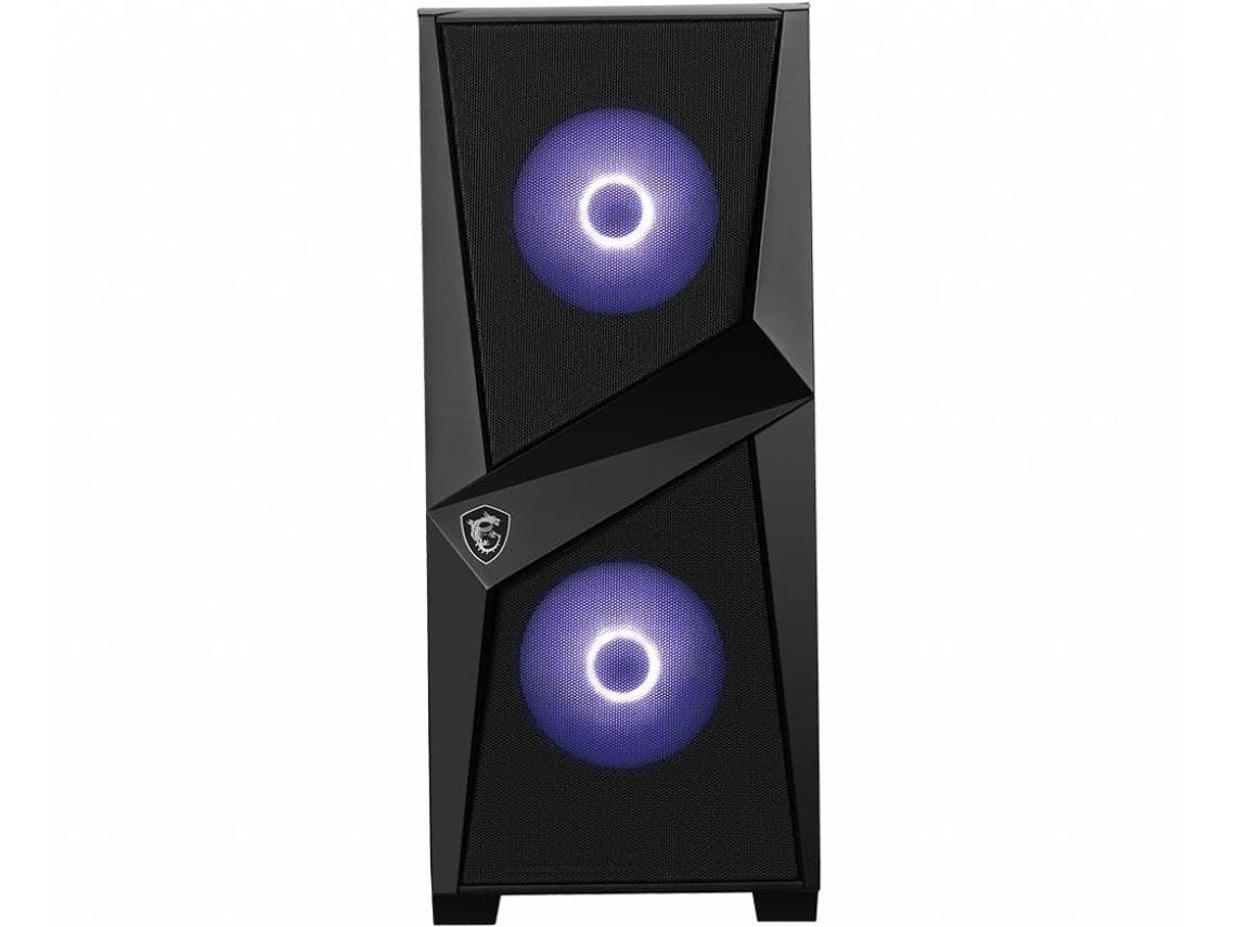 Msi Mag Forge 100M Caixa para Computador Midi Tower Preto Transparente
