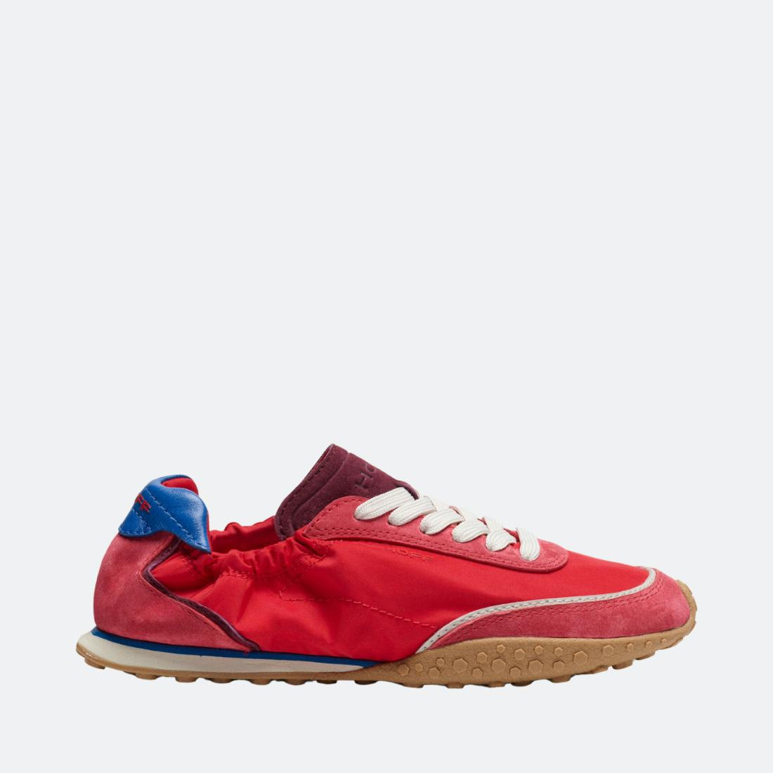 Sneakers Bridge em nylon acetinado e camurça