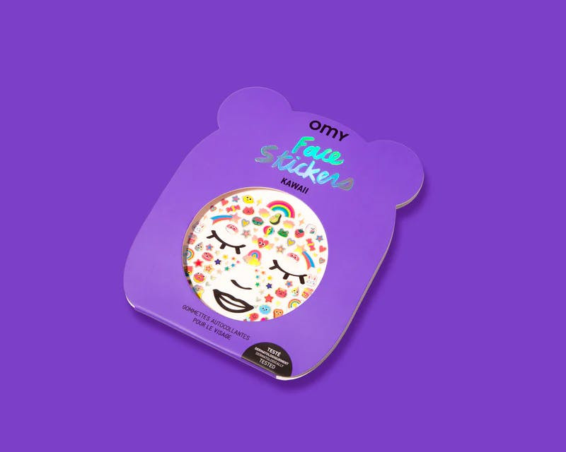 OMY Stickers Para Rosto - Kawaii