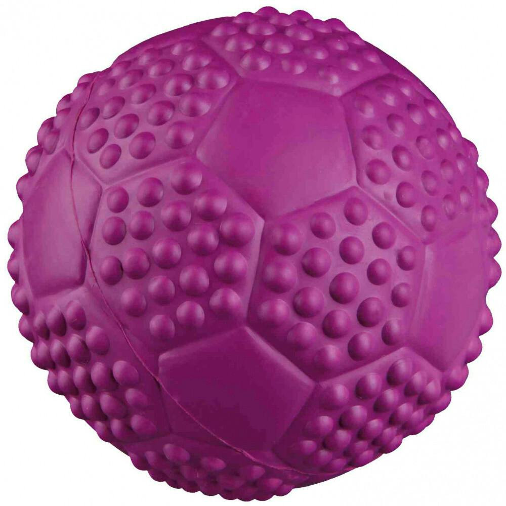 Bola de borracha com apito para cão