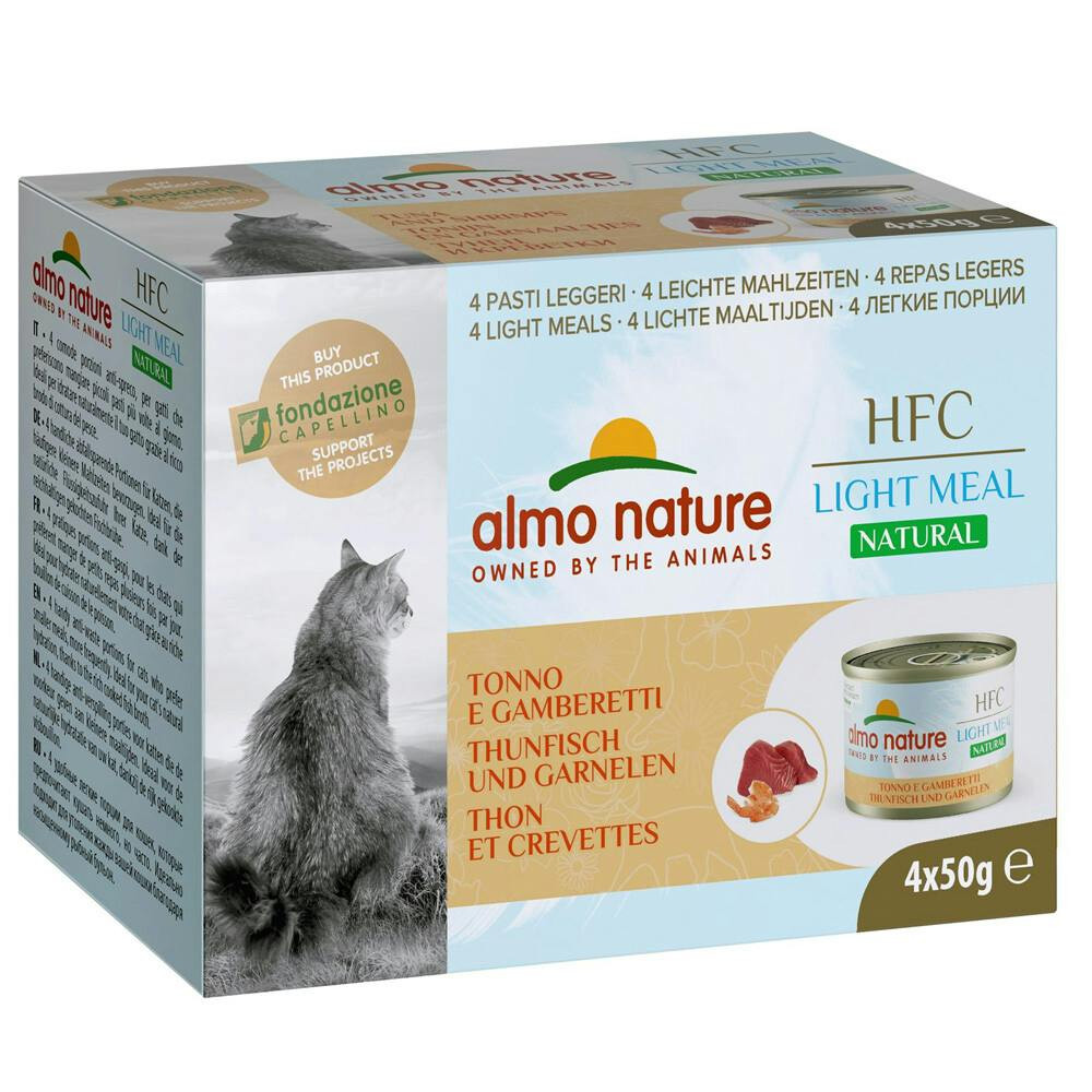 Hfc Cat Natural Light - Atum E Camarao (4 Latas 50 Gr) - AL551M