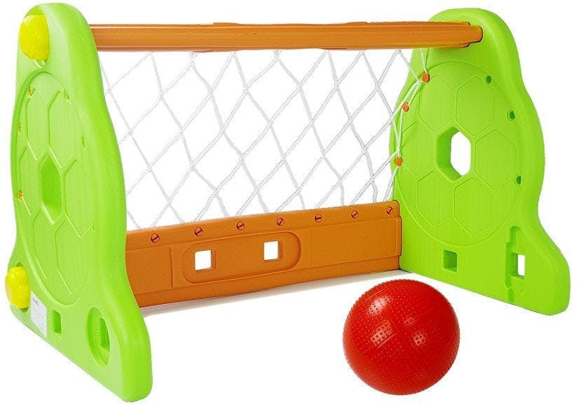 Baliza futebol infantil verde laranja