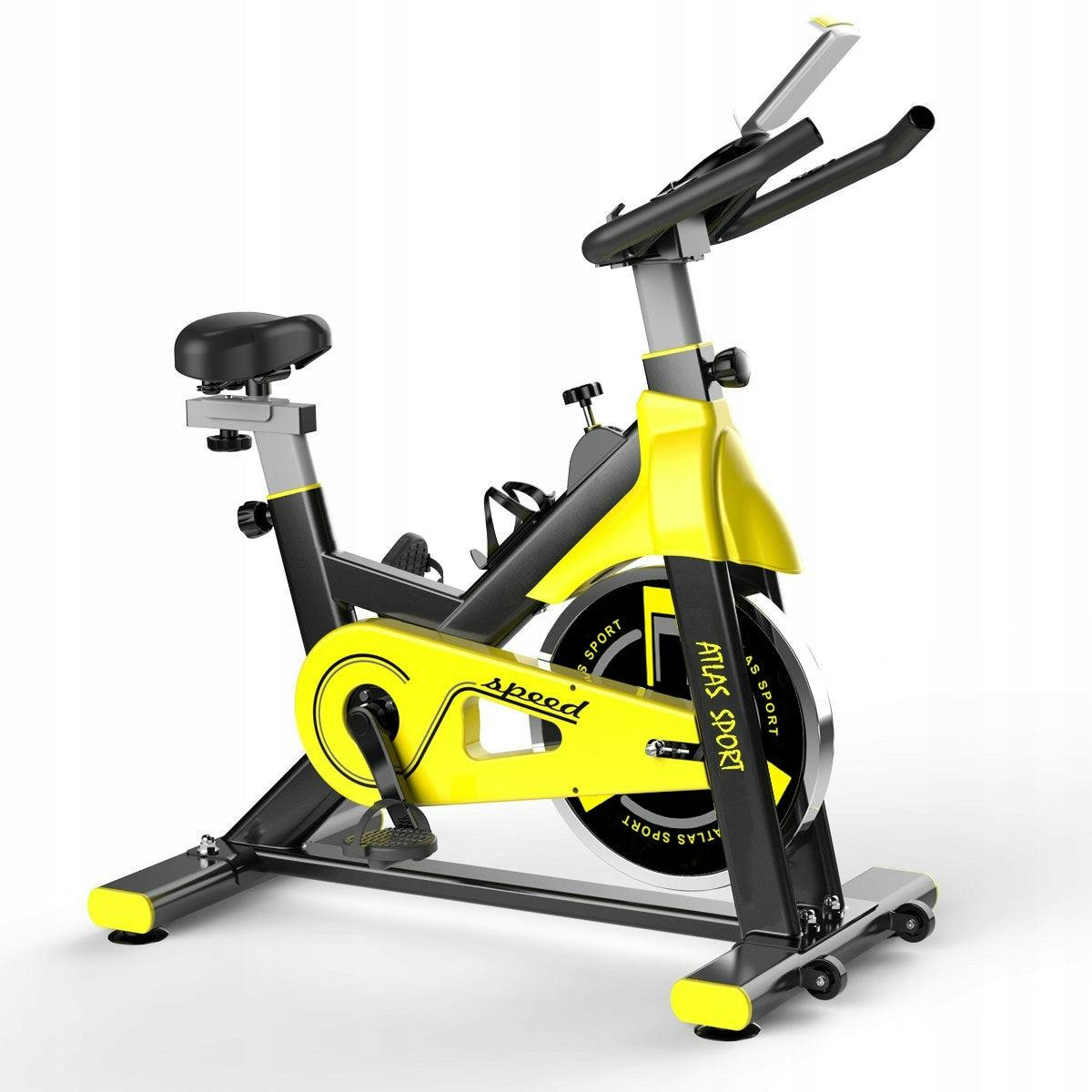 Bicicleta de spinning com resistência mecânica