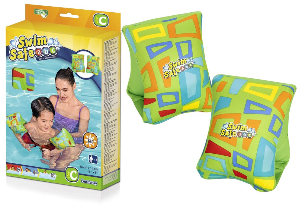 Braçadeiras natação Bestway verdes S/M