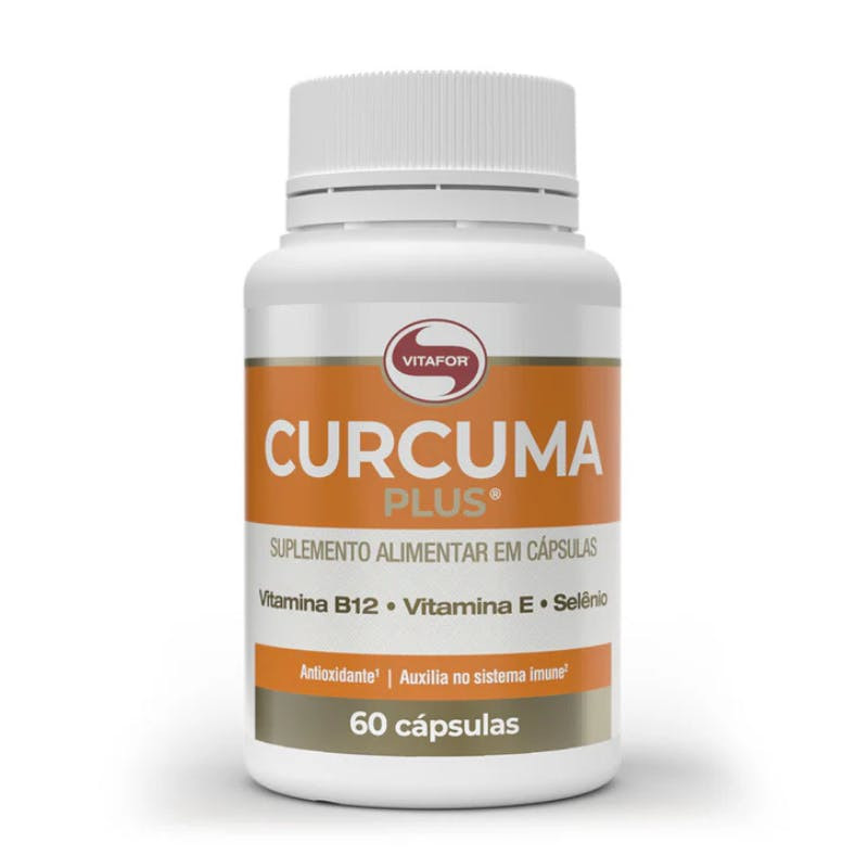Vitafor Curcuma Plus 60 Cápsulas | Curcumina + Vitaminas + MCT