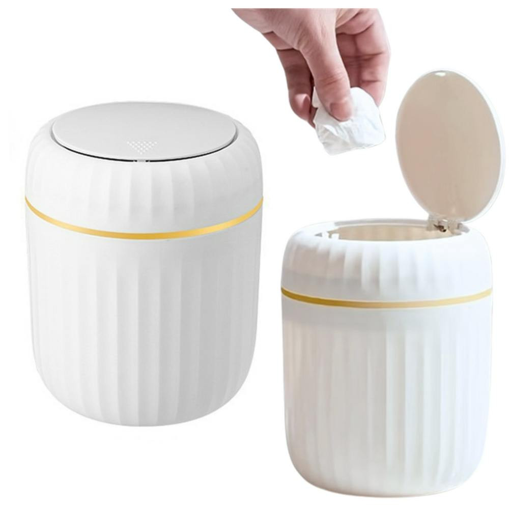 Caixote Lixo Mini Tampa Basculante Branco