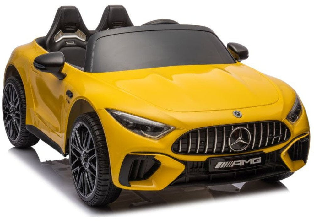 Carro Elétrico Mercedes AMG SL63 Amarelo Pintado