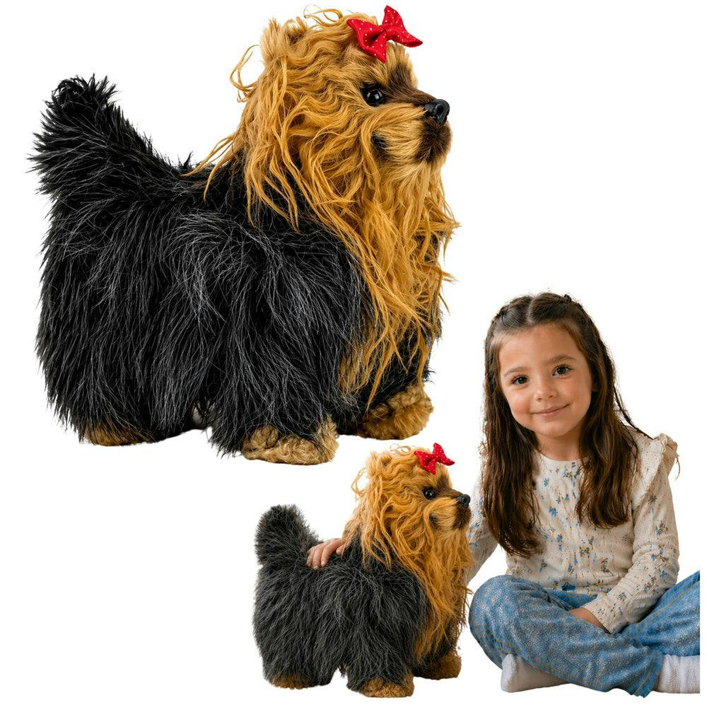 Cão interativo Yorkshire ladra move