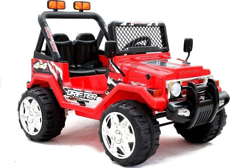 Carro elétrico infantil S618 EVA vermelho