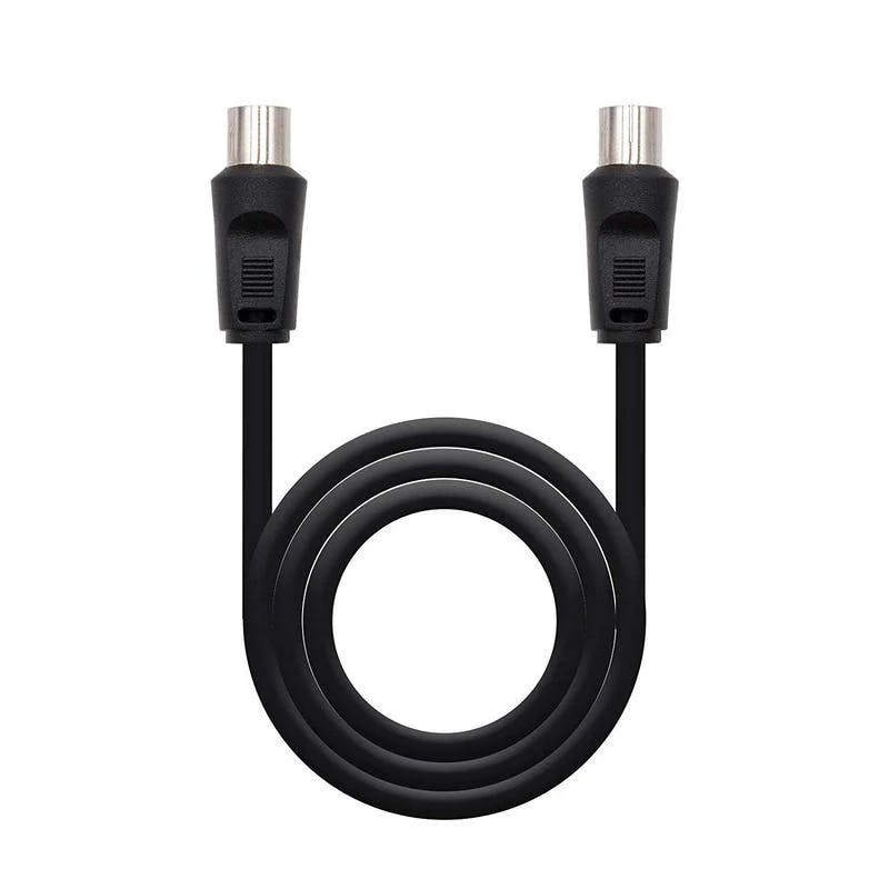 Cabo Coaxial Antena Analógico 1.8m Preto