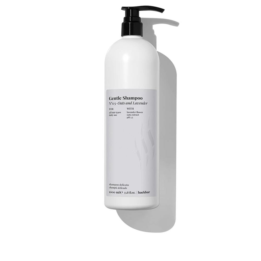 Shampoo suave Aveia e Lavanda Back.Bar Nº03 1000 ml