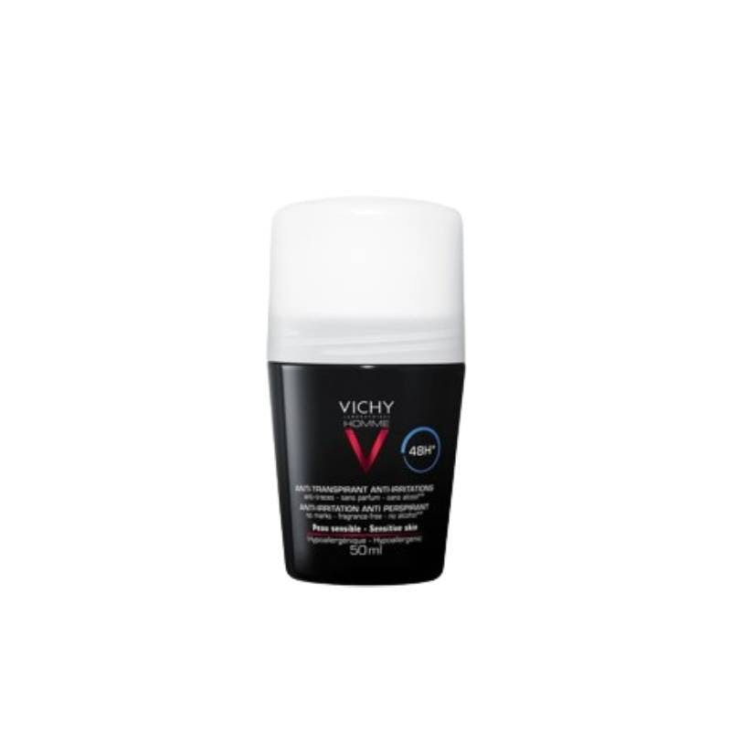 Desodorizante VICHY Homme Deo 48h Roll-On Peles Sensíveis (50 ml)