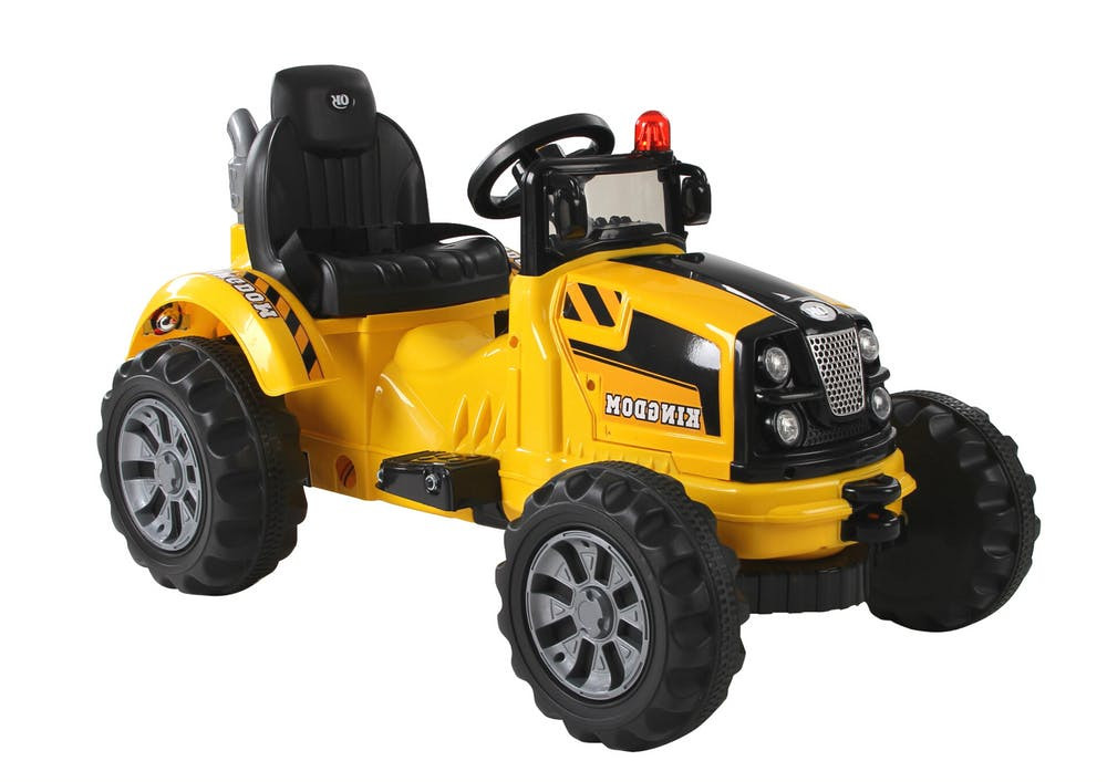 Carro elétrico JS328D amarelo
