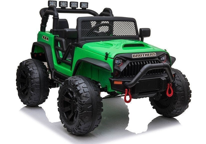 Carro elétrico infantil Jeep JC666 verde