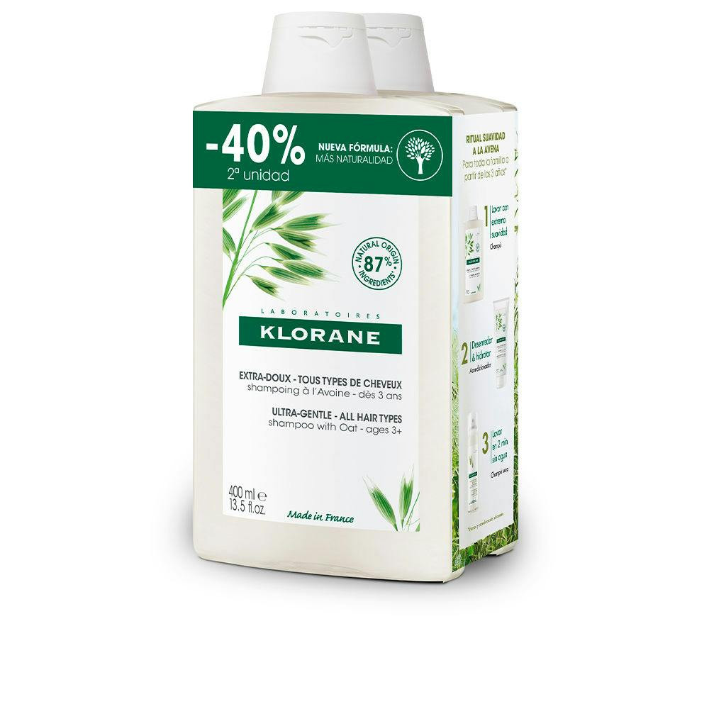 Klorane Oat Milk Ultra-Gentle Shampoo Duo 2x400ml