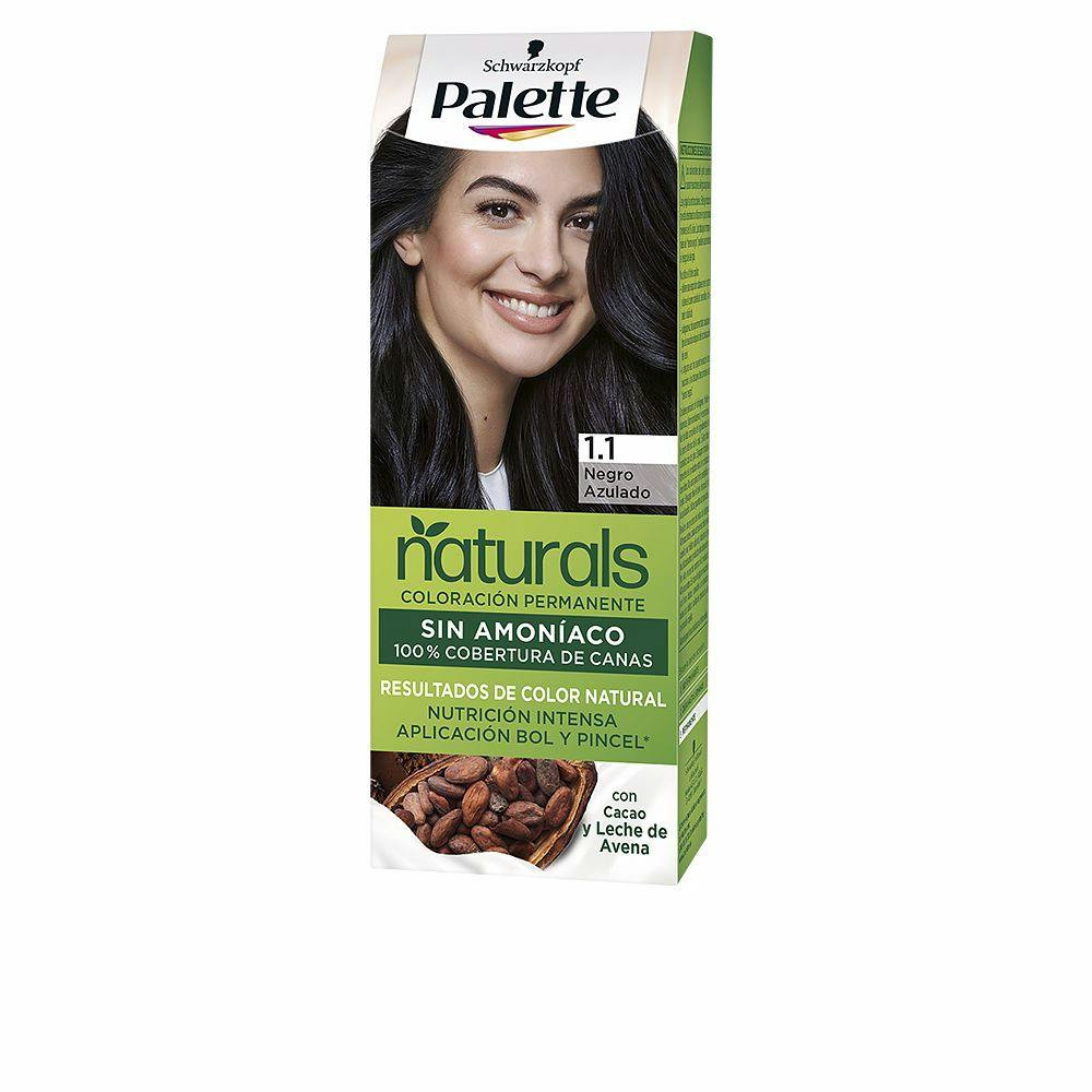 Tinta Permanente Palette Natural Schwarzkopf 1.1 - negro azulado