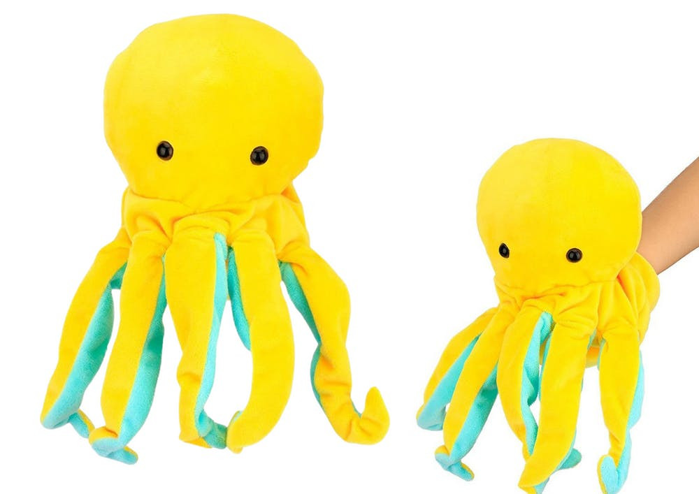 Fantoche polvo amarelo 25 cm