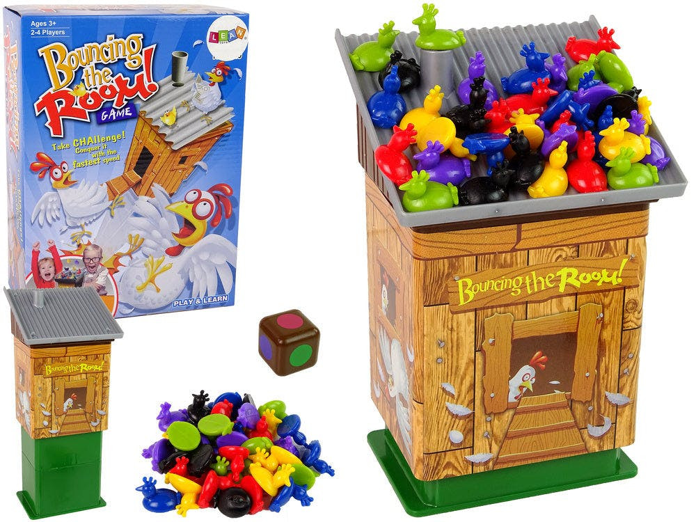 Jogo arcade galinheiro explosivo