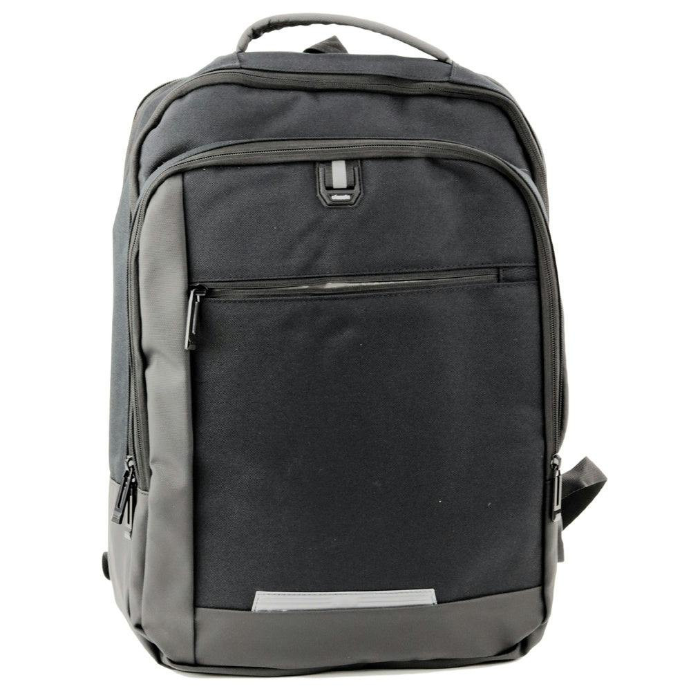 Mochila Business USB para Portátil Expansível Preta 16L 45cm