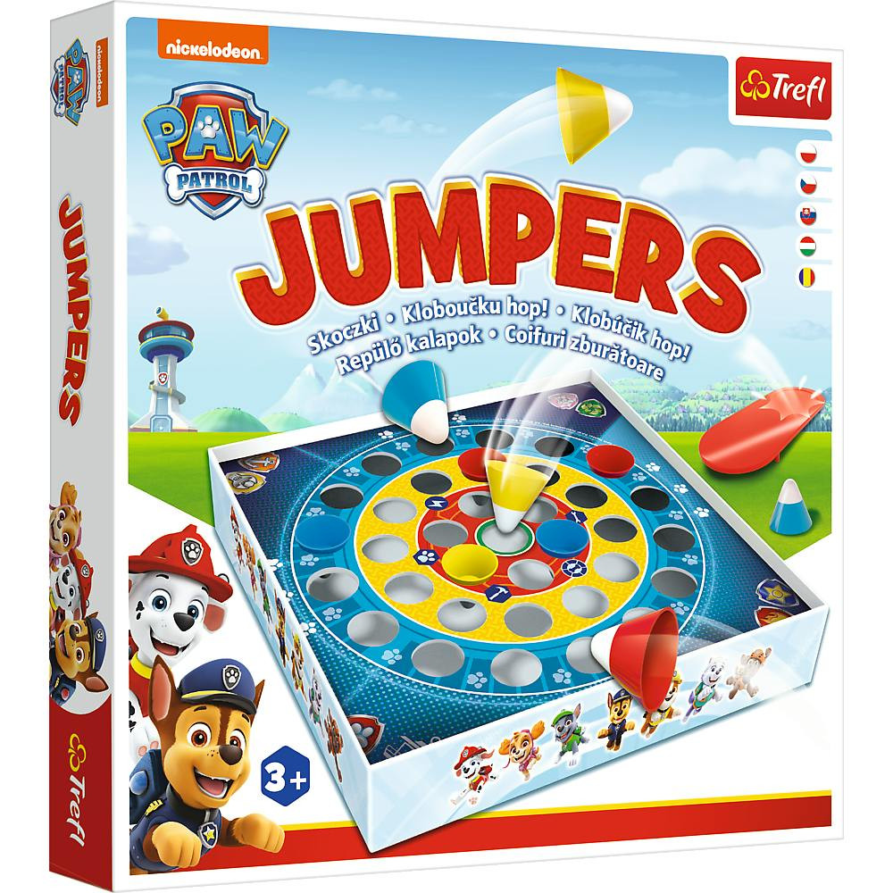 Jogo de Mesa Paw Patrol Jumpers Crianças +3 Anos