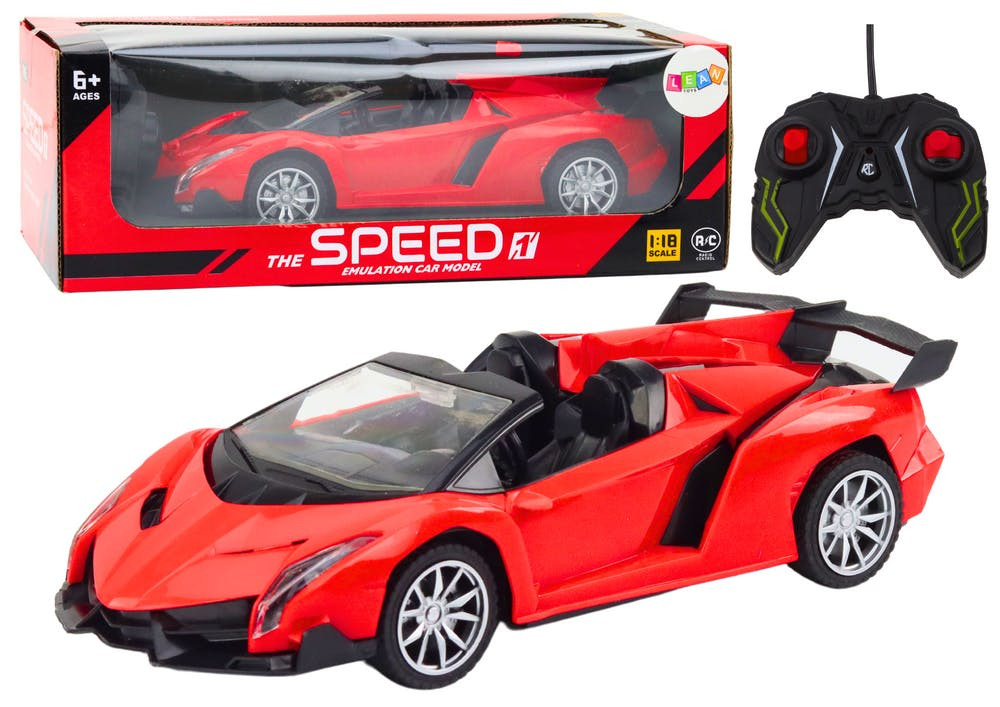 Carro Desportivo RC 1:16 Vermelho Roadster
