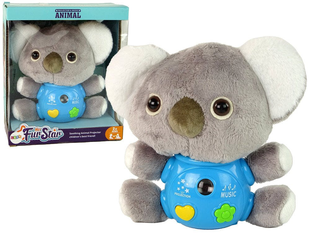 Koala projetor interativo cinzento com som