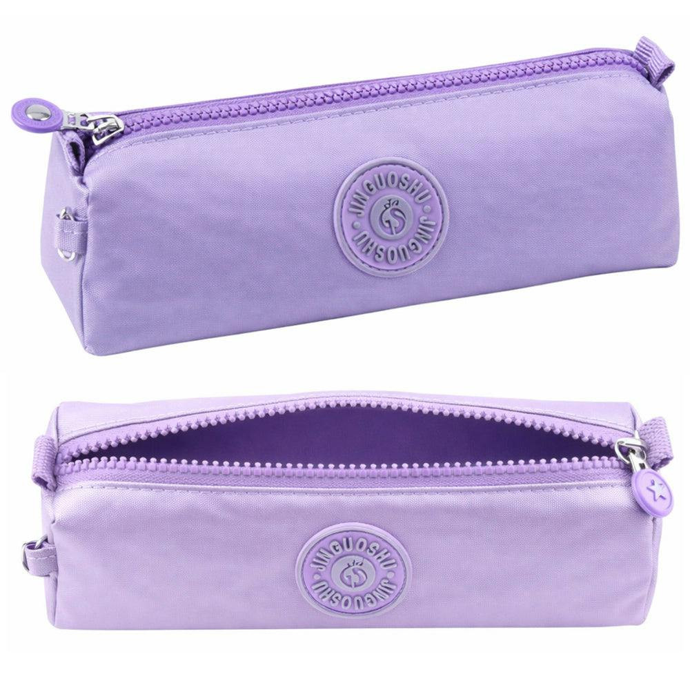 Estojo Escolar Compartimento Único Roxo 21.5cm