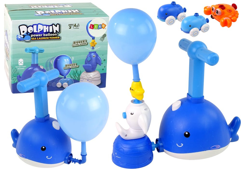Lançador golfinho balão carro aerodinâmico