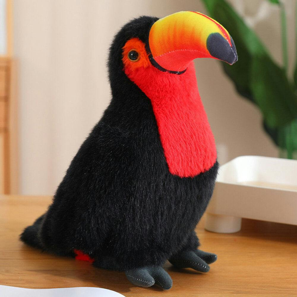 Peluche tucano vermelho 35 cm