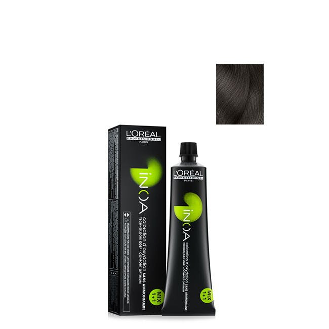 Tinta Permanente L'Oreal Professionnel Paris Inoa Color Castanho Claro Nº 5 60 G