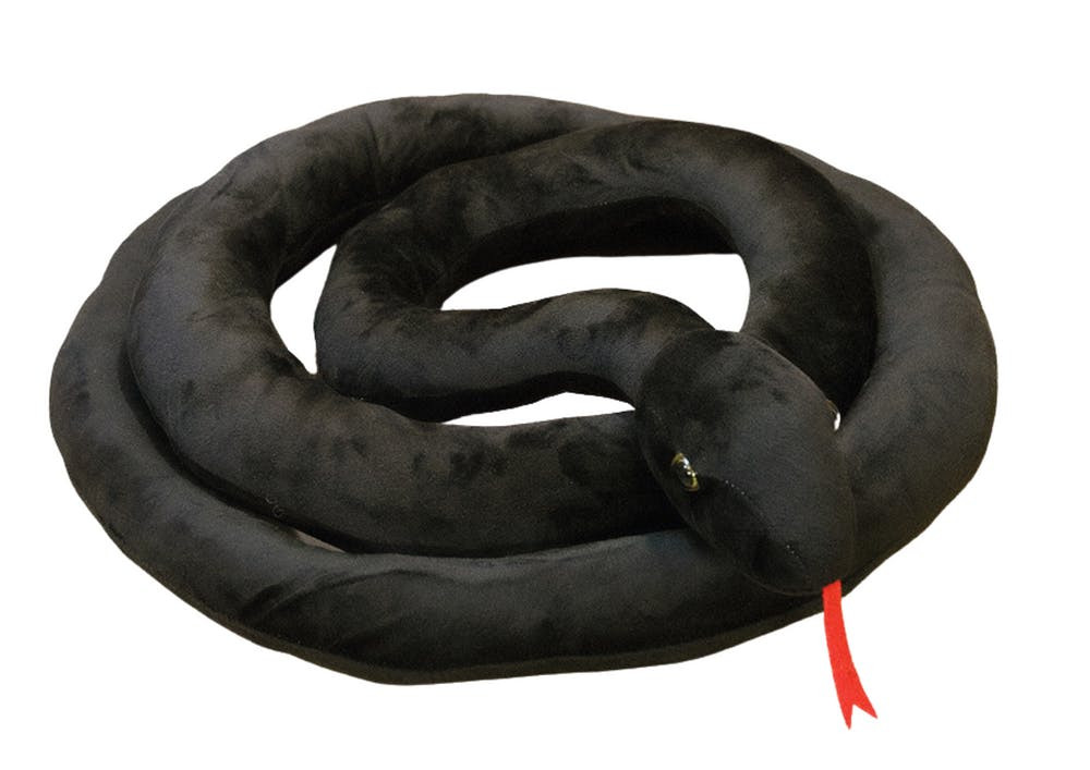 Peluche cobra preta 300 cm