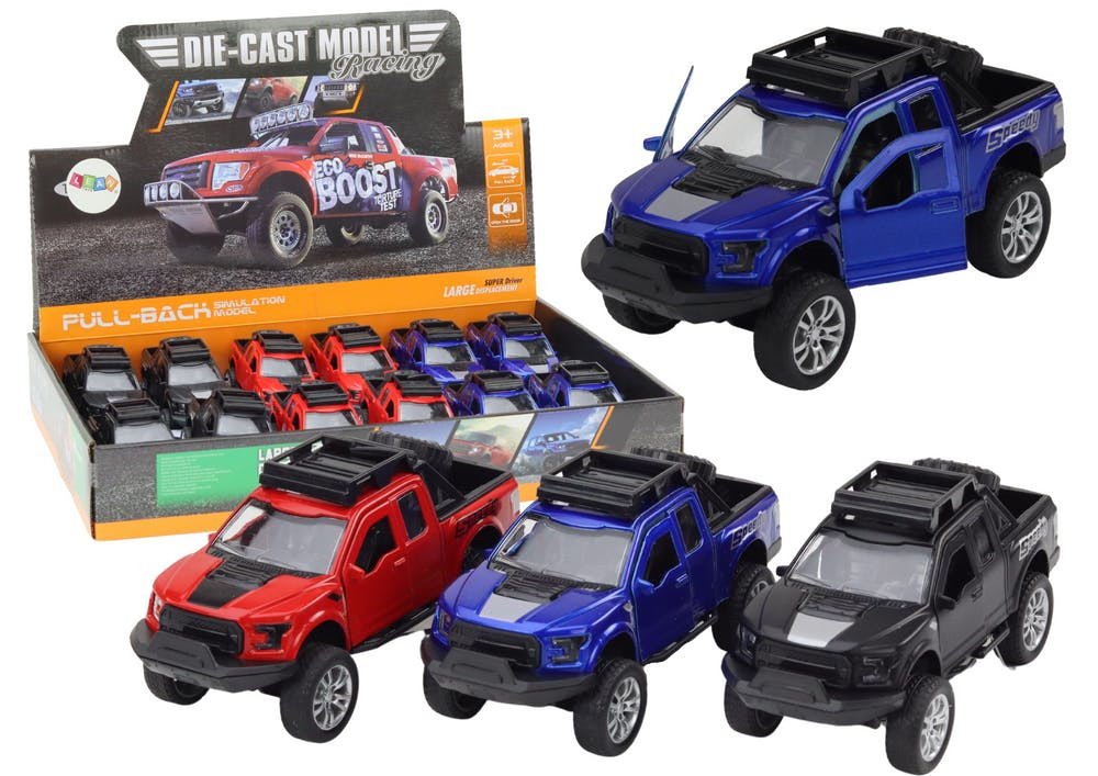 Pickup Off-Road Speedy Metal com reboque (1 unidade, sortido)