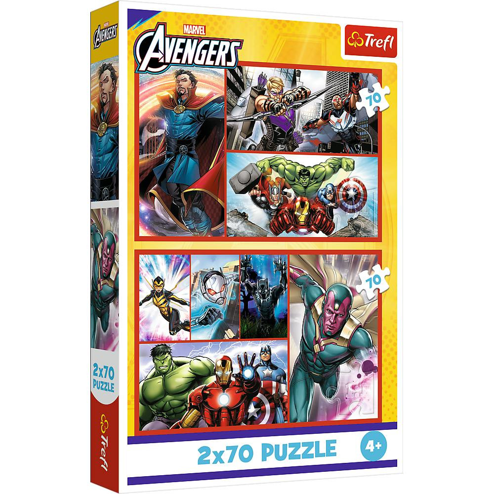 Puzzle 2 x 70 pcs - Avengers