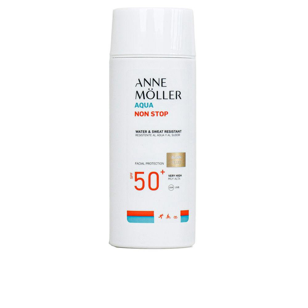 AQUA NON STOP water and sweat resistant glow fluid SPF50+ 75 ml